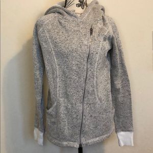 Zella sweatshirt full zip Heathered gray sz S